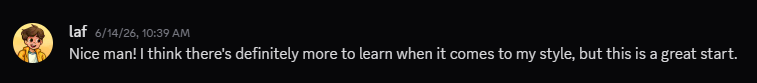 Lafless feedback screenshot